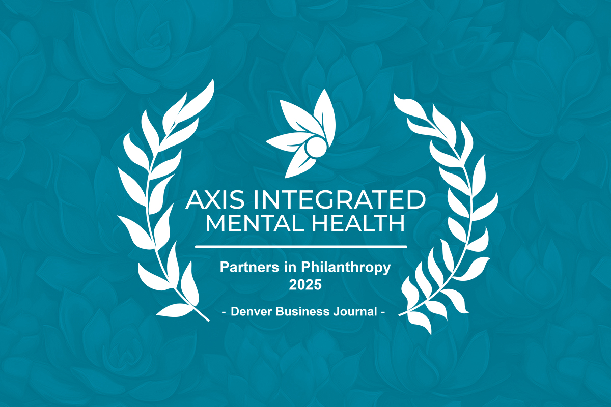 Axis Integrated Mental Health Wins Denver Business Journal Partners in Philanthropy Award
