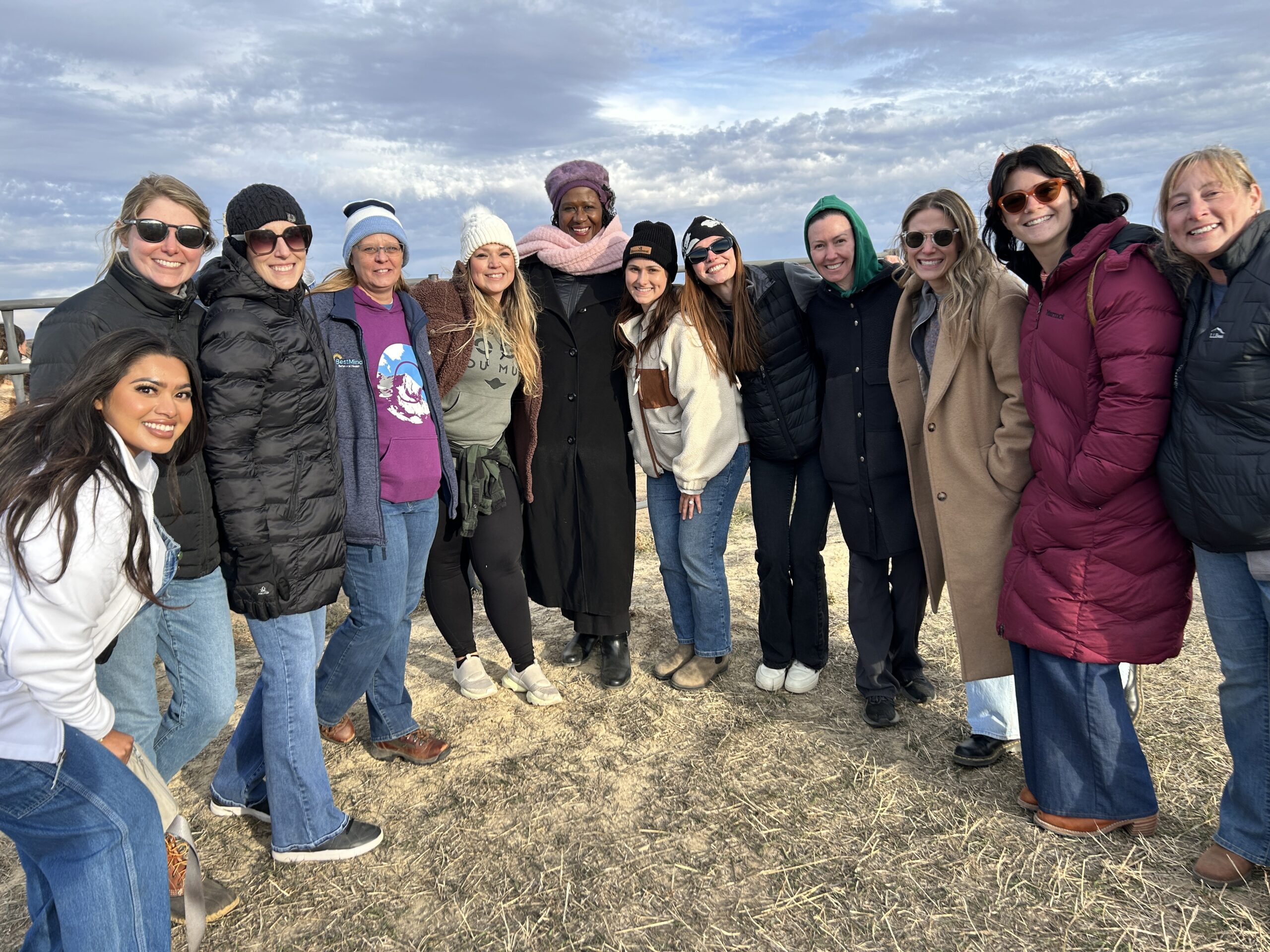 Axis Integrated Mental Health leadership offsite teaches employees how to share power with patients through horses